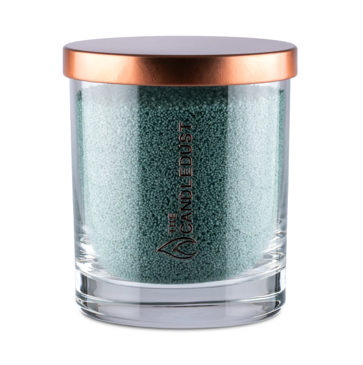 Stearinsand i glas 160g - Emerald